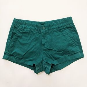 Forever 21 High Waist Green Shorts Pants, Women's Small